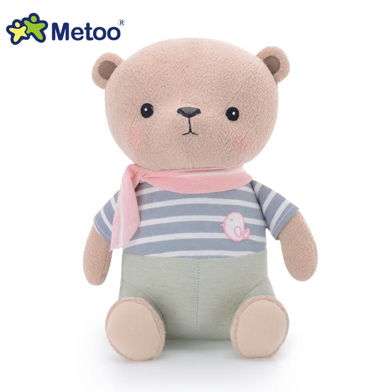 4 8 дюймов Kawaii Плюшевые мягкие животные мультфильм детские игрушки для девочек Дети ребенок день рождения Рождественский подарок Медведь Кролик Metoo кукла - Цвет: 4