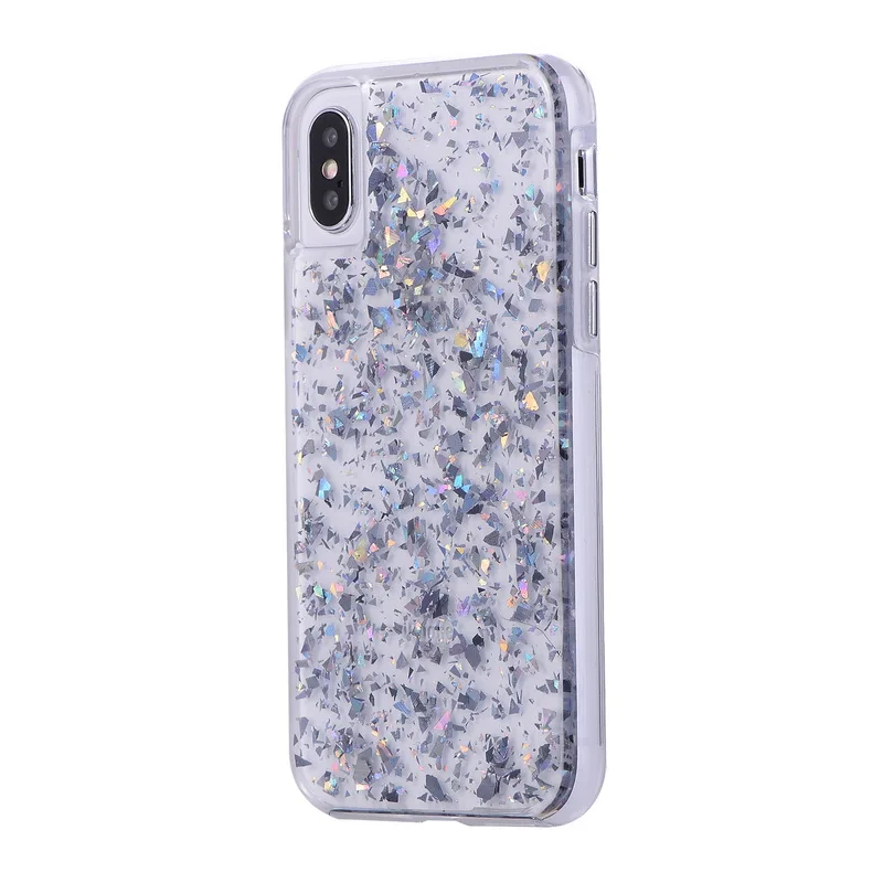 Netarlier Оригинальный чехол для iPhone iX xs Блестящий яркий нерегулярный