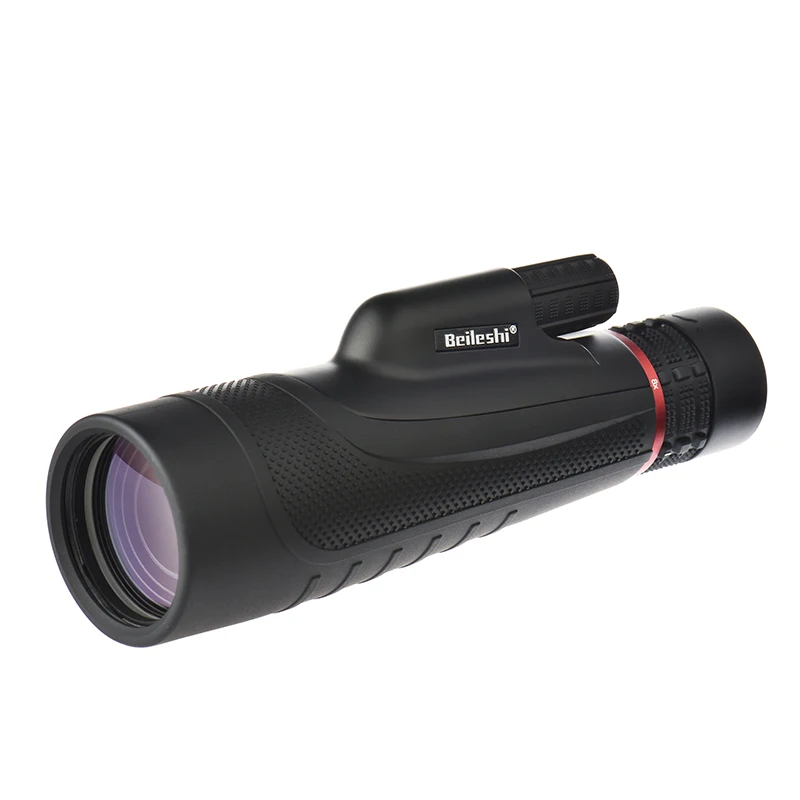 Beileshi 24X50 Outdoor Traveling Monocular Porro BAK-4 Outdoor Birding Traveling Sightseeing Hunting Telescope Single Tube Scope