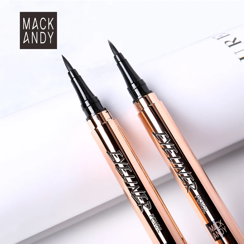 MACK ANDY Алмазная подводка для глаз карандаш классный черный цвет быстросохнущий