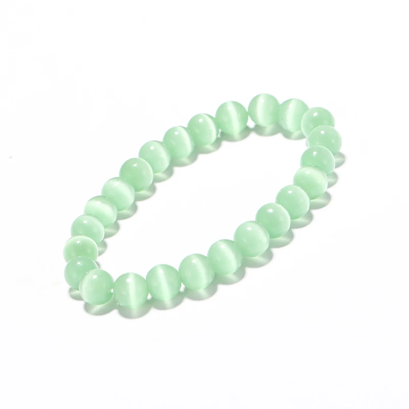 Minimalist Natural Stone Beads Opal Bracelet 5 Color Women Girls Moonstone Braclet For Femme Armband Jewelry Gift Bijoux