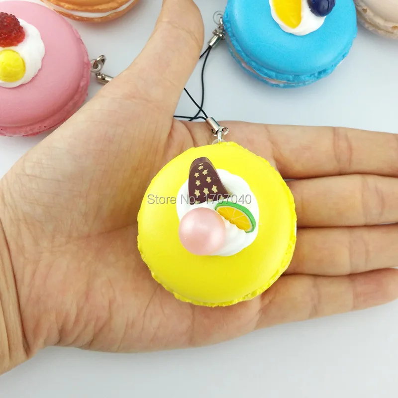 Kawaii Fruit Macaroon Squishy Collectibles Soft Gift Kid Simulation Food Toy | Игрушки и хобби