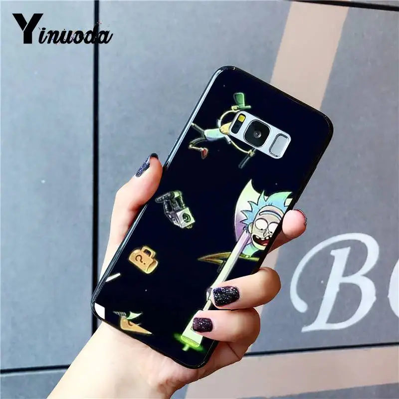 Yinuoda Рик Морти DIY чехол для телефона Роскошный Уникальный Дизайн Samsung Galaxy S9 plus S7 edge