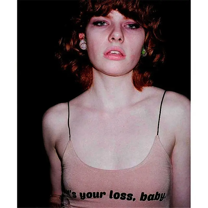 Женский топ без рукавов с принтом в виде букв на лето 2018 | Женская одежда