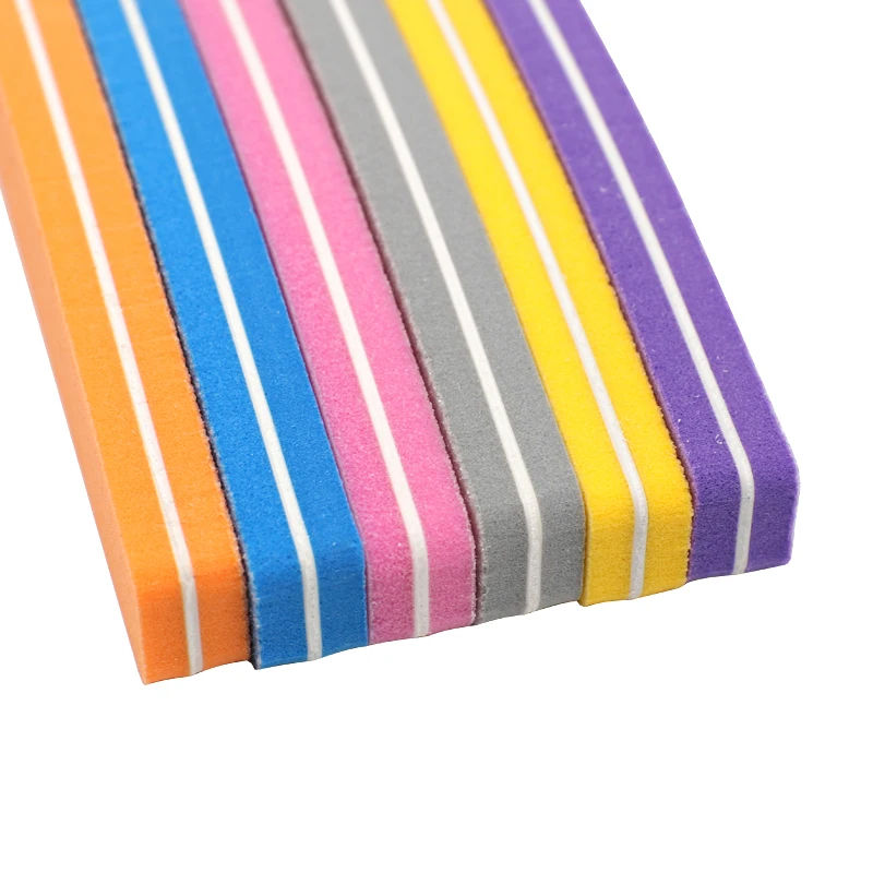 5x губка для ногтей наждачная бумага полировка дизайн Луны 100/180 шлифовальная пена