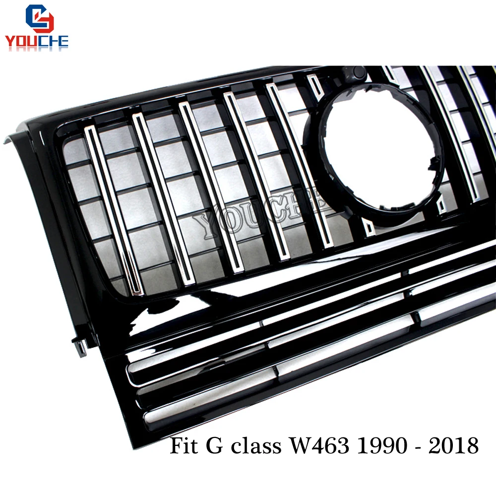 W463 GT стиль для Mercedes G Class G350 G400 G500 G550 1990 2018 сменный гоночный передний бампер Гриль GTR