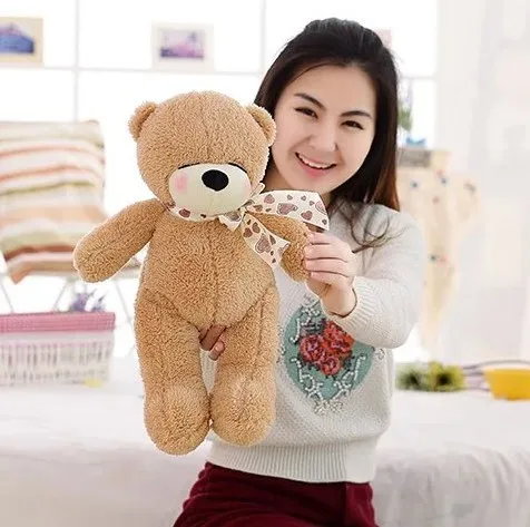 

Free Shipping Sleepy Teddy Bear Stuffed Plush Teddy Bear Soft Doll 40CM 60cm size High QualityTeddy Bear Plush Toy New