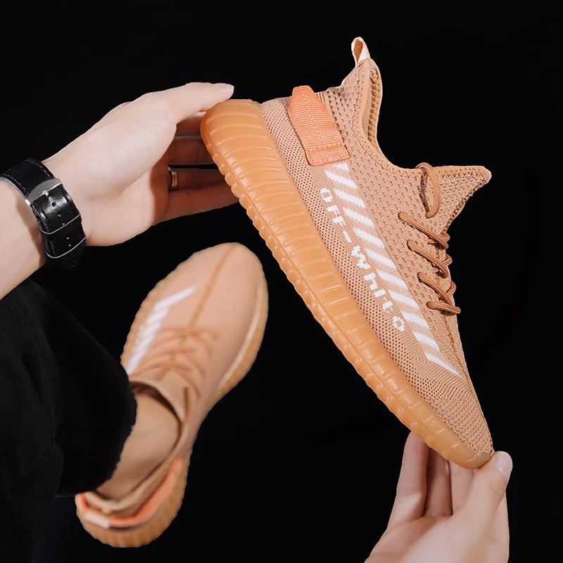 2019 легкая мужская сетчатая повседневная обувь дышащие тканые мужские туфли на