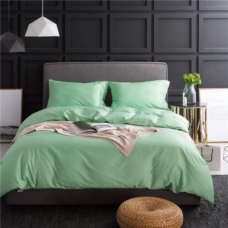 2018 Атлас длинноволокнистый хлопок постельных принадлежностей королева оболочки