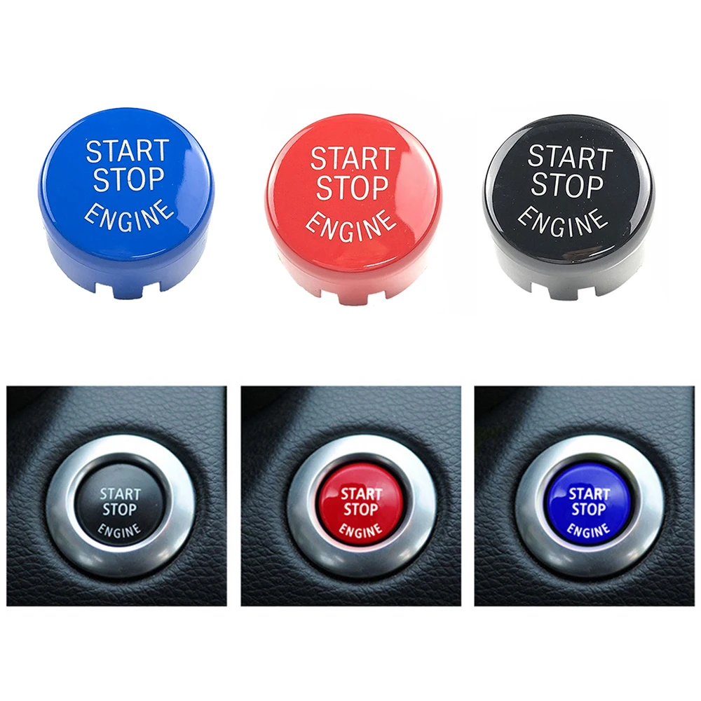 

Accessories Key Car Engine START Stop Button Replace Cover Switch Decor for BMW F20 F10 F01 F26 F15 F16 Car Engine Button Cover