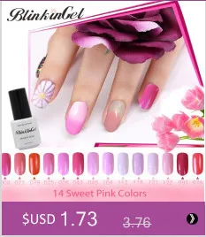 Blinkingel 80 мл Топ Основа для ногтей Гель-лак permanente Soak Off Gel Топ-покрытия для ногтей прозрачный gellak УФ гель Nail esmalte светодиодный резиновый база
