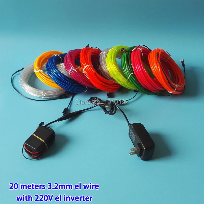 Светодиодная лампа гибкая неоновая светящаяся проволока для украшения дома