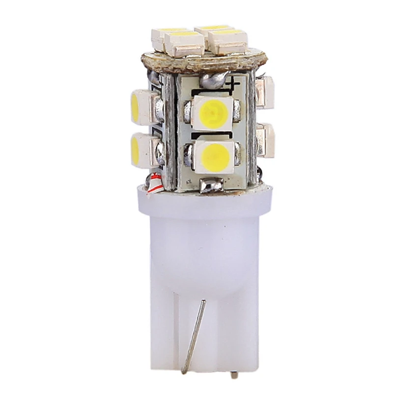 10 шт./партия Автомобильный светодиодный фонарь T10 W5W 168 194 SMD 3528 цветной для