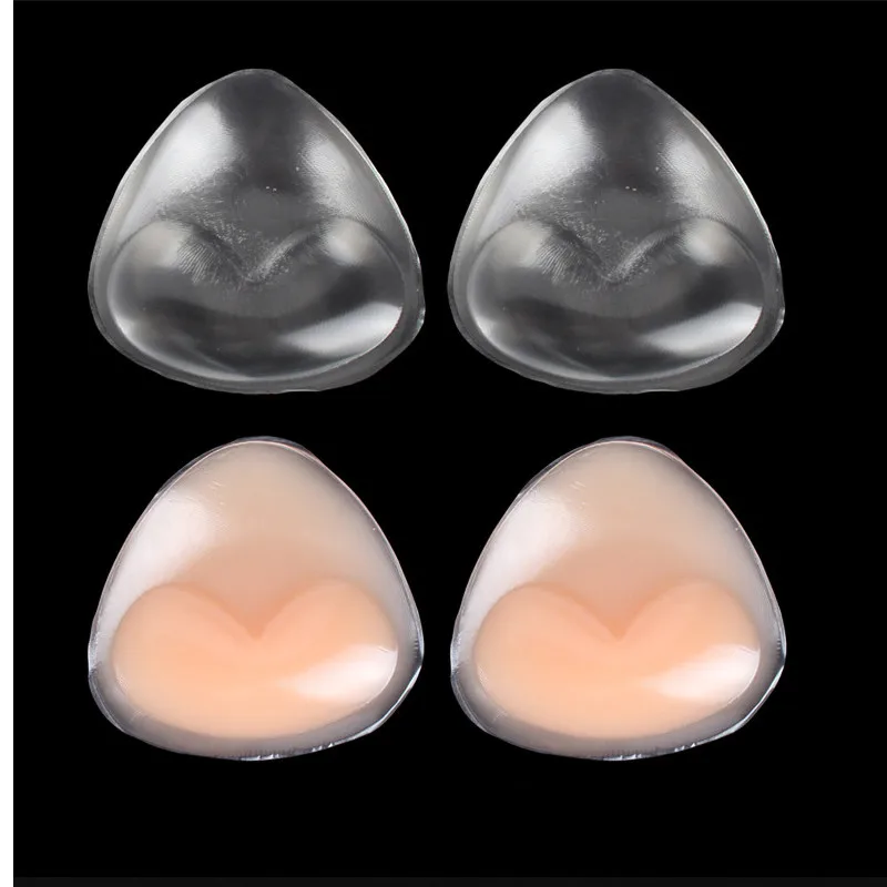 

2pcs=1Pair Reusable Bra Gel Pads Inserts Breast Enhancer Push Up Breast Removeable Bra Pads for Women Sexy Invisable Bra