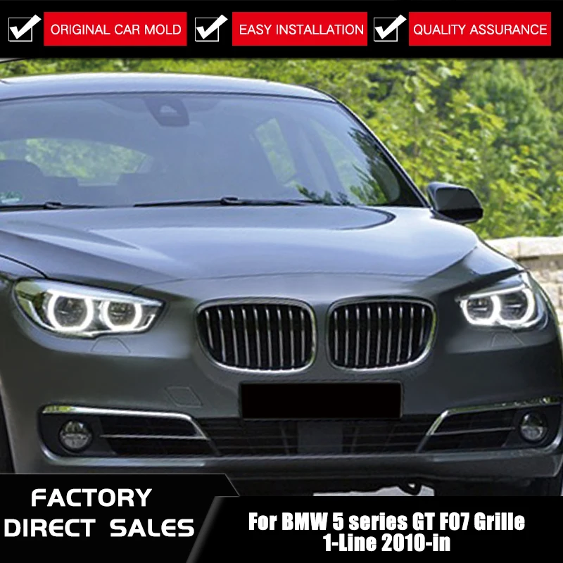 5 серия Gran Туризм GT F07 ABS Dual Lamellen Vorne решетка для BMW 2010 + 528i 535i 550i Matte Шварц|Гоночные