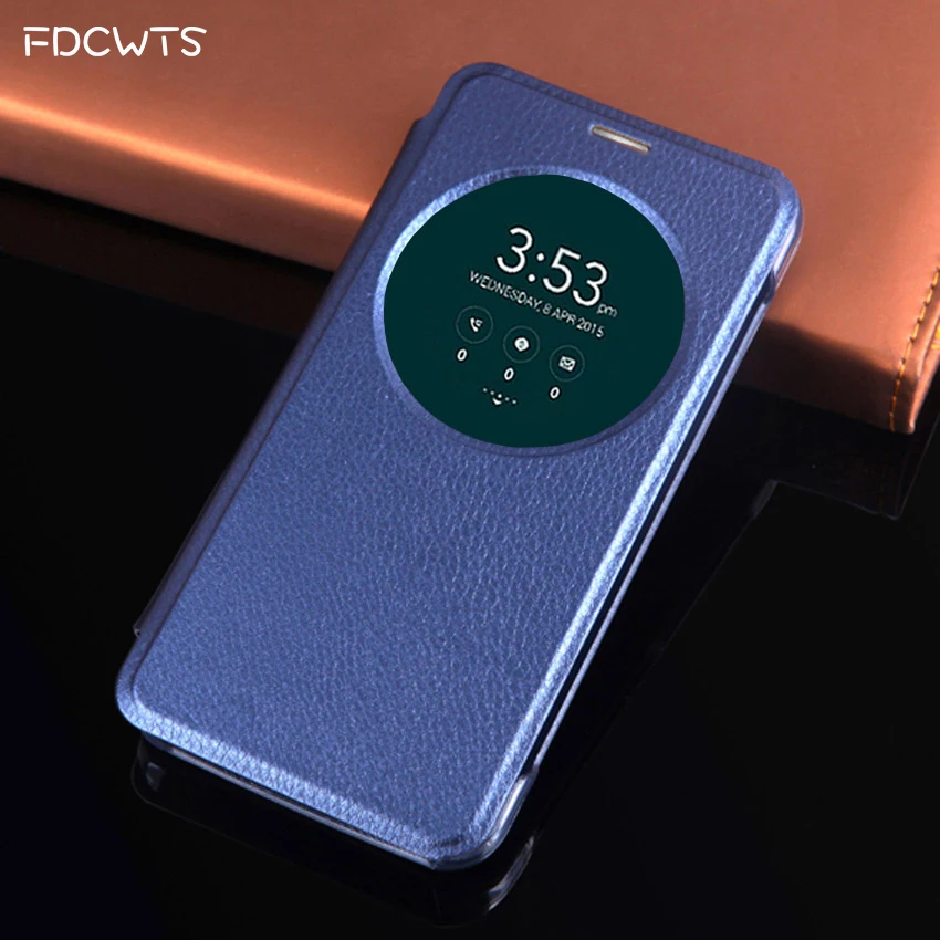 Смарт вид флип чехол кожаный для телефона Asus Zenfone 2 3 Laser Zenfone2 Zenfone3 ZE550KL ZE551KL ZC551KL ZE 550