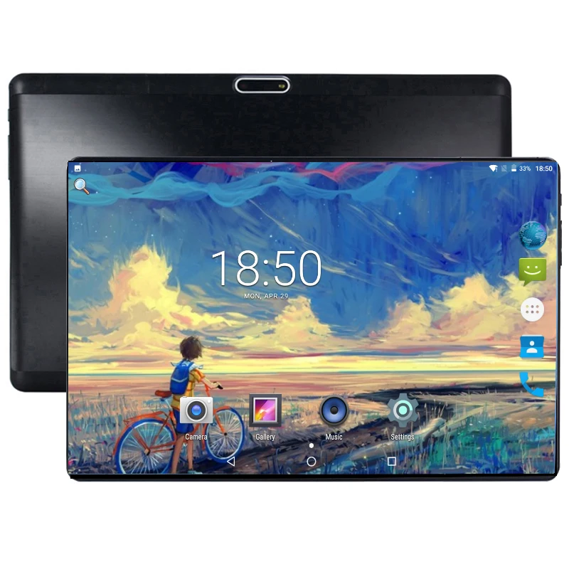 2019 новый 10 дюймов Octa Core 4 г LTE планшет Гб ОЗУ 64 ПЗУ две sim-карты Android 8 0 1 Бесплатная
