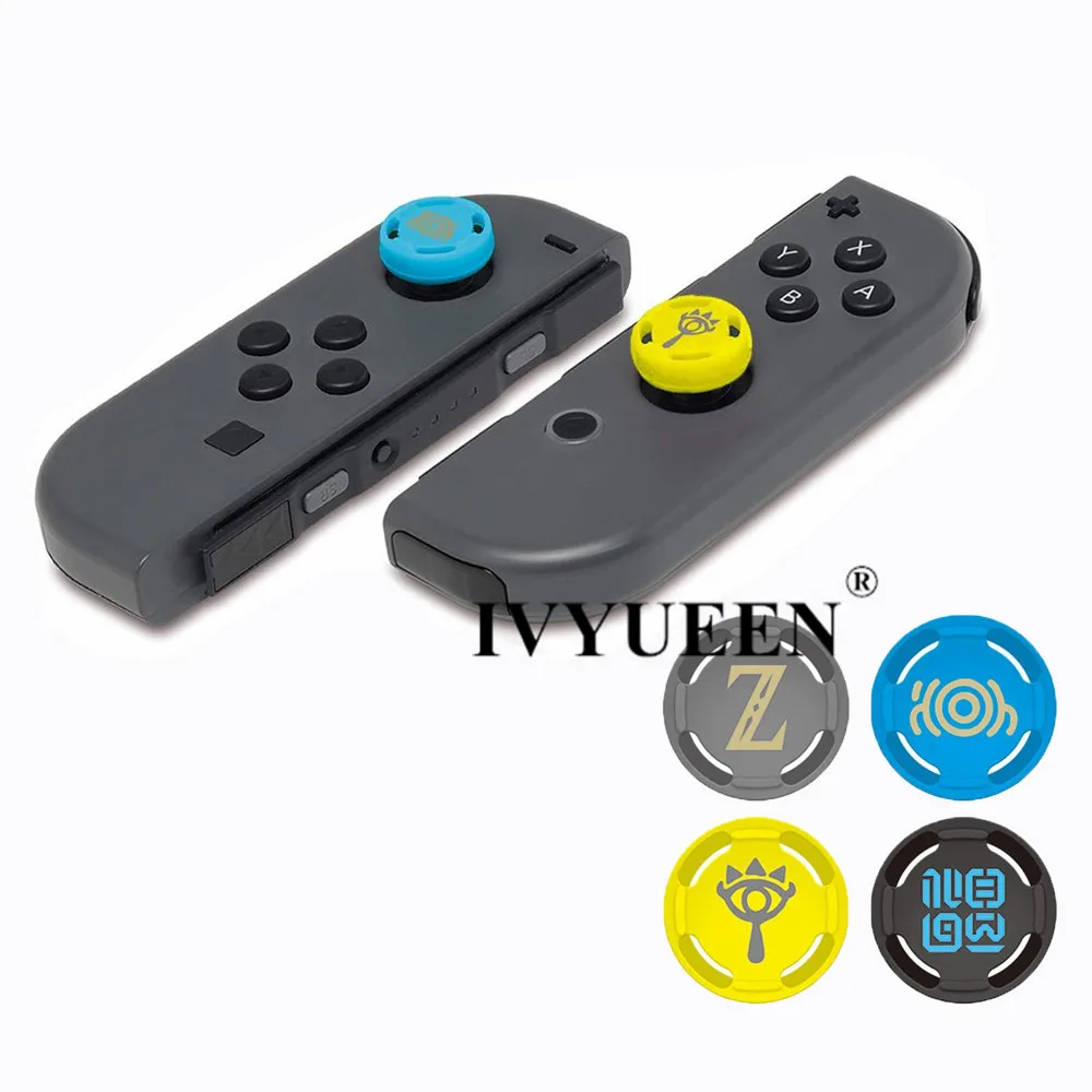 

IVYUEEN 200 pcs Joy-Con Grip Caps for Nintend Switch NS JoyCon Controller Silicone Analog Thumb Stick Joystick Cover