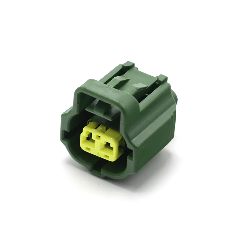 Бесплатная доставка 2 контактный зеленый женский Электрический разъем датчика