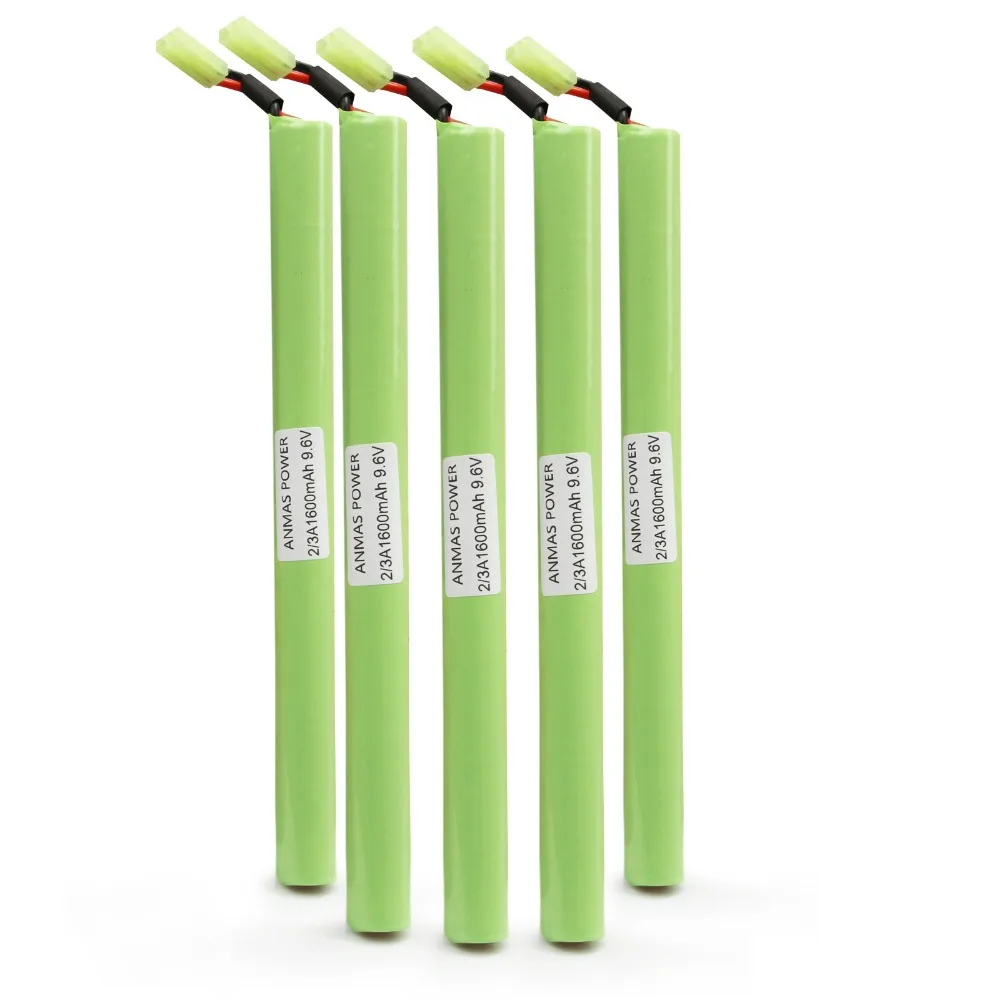 2x9,6 V 1600 mAh палка упаковка мини NiMH 2/3A игрушка автомобиль аккумуляторная батарея пакет мини соединитель Tamiya