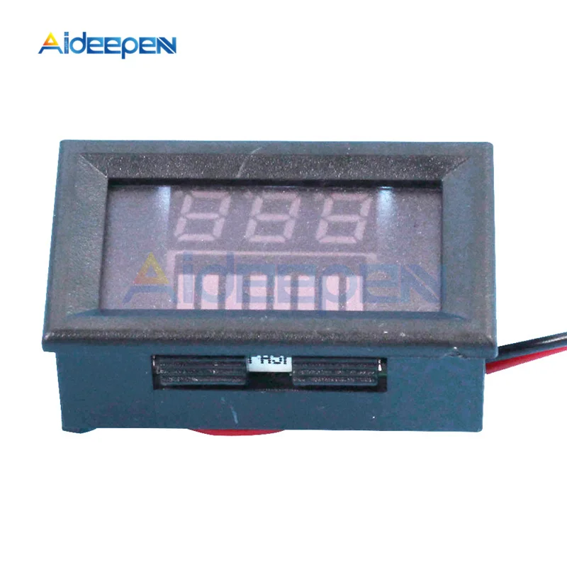 12V Red A 6 в 12 В 24 в 36 в 48 вакуумный индикатор уровня заряда батареи тестер литиевая измеритель емкости аккумулятора светодиодный тестер Вольтметр Du - Цвет: 12V Red A