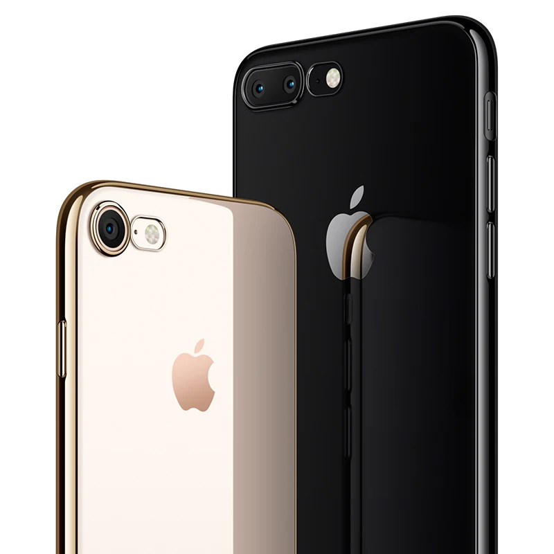 Ультратонкий чехол для телефона iPhone 8 Plus тонкий силиконовый мягкий из ТПУ 7 6 6s X XR XS