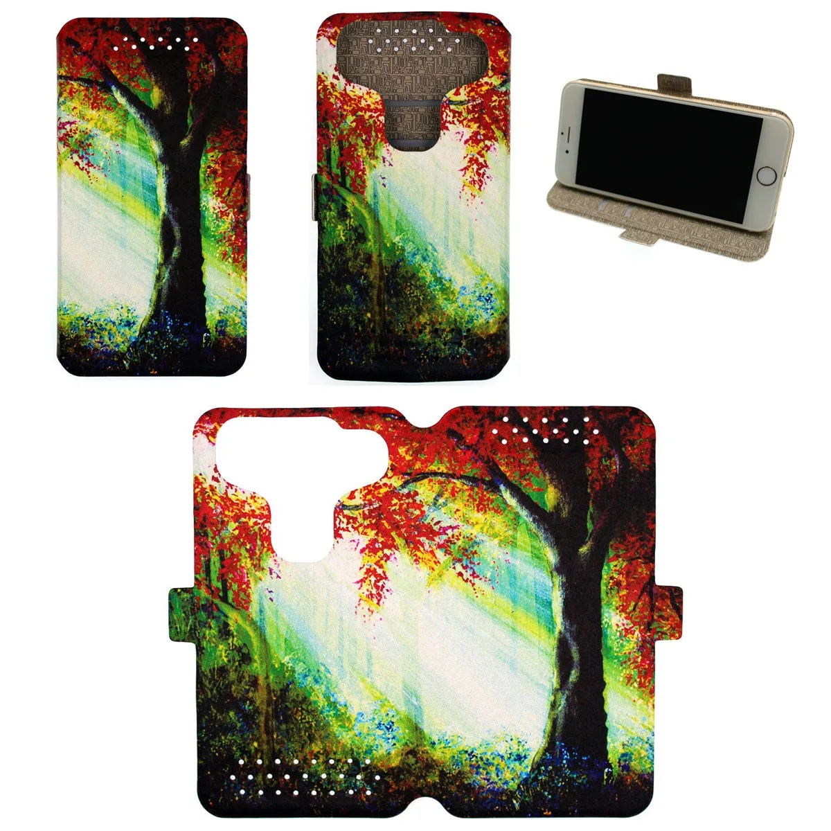 Universal Phone Cover Case for Goclever Insignia 530 Custom images SHU |