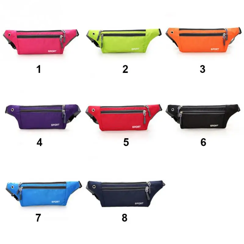Профессиональная сумка для бега, водонепроницаемая Спортивная нагрудная сумка на плечо, поясная сумка унисекс, поясная сумка, походная сумка на молнии, поясная сумка, 8 цветов