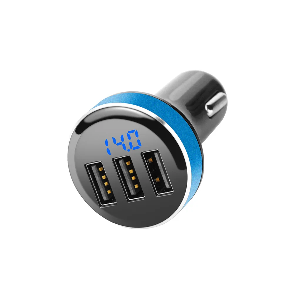 Зарядное устройство Tancredy 3 USB адаптер 1 А монитор напряжения зарядное для iphone 5 6 7