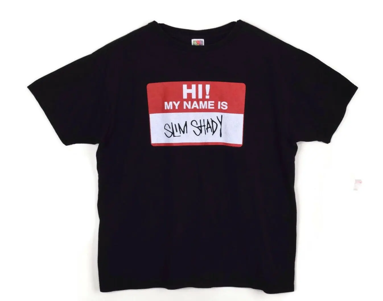 Винтажная Оригинальная футболка Eminem Hi My Name Is Slim Shady с двусторонней графикой XL