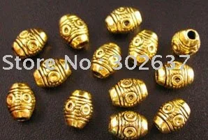 Бесплатная доставка 270 шт. ручная работа бусины в форме бочонка A49G|beads free shipping|barrel