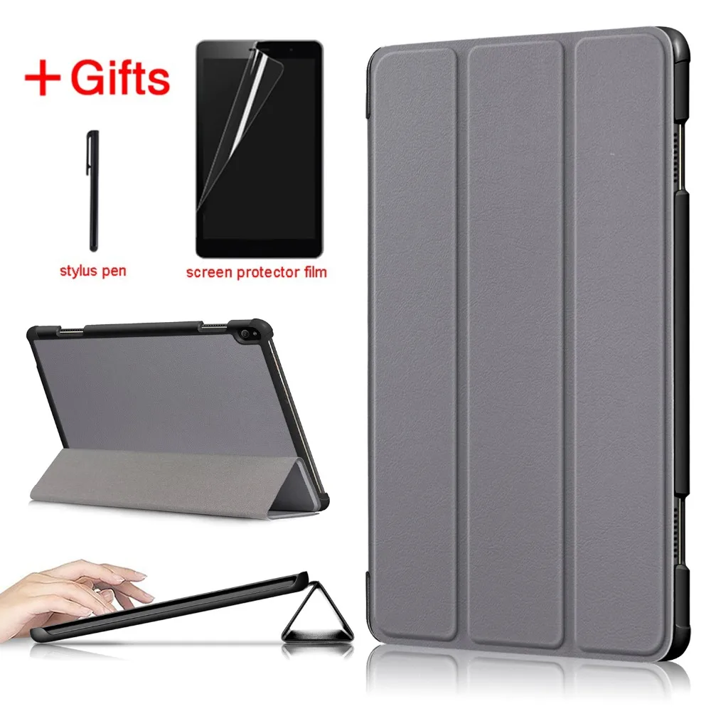 Тонкая магнитная складываемый чехол кейс для lenovo Tab P10 TB X705F X705L Smart case случае|Чехлы