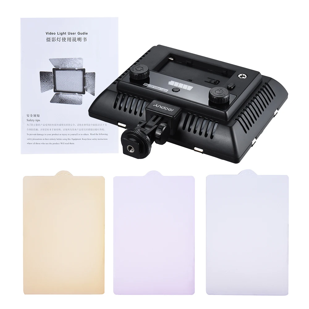 Andoer W368-ii фото студийная светодиодная подсветка для видеосъемки 3200-6000 К Регулируемый Яркость фотографии освещения 368 светодио дный непрерывная световая панель