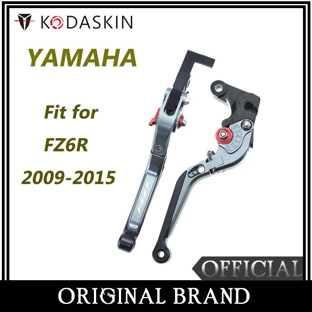 

KODASKIN Складные Выдвижные тормозные рычаги сцепления для YAMAHA FZ6R 2009-2015