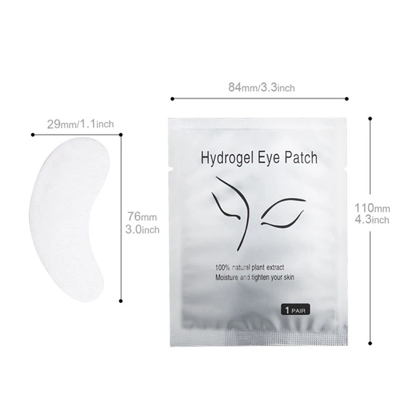 10 пар накладных ресниц накладки для гелевые под глаза бумажные наклейки на