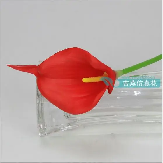 10 шт LotCheap Ручная работа настоящий сенсорный PU Маленький Calla Lily Свадебный букет