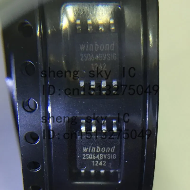 Бесплатная доставка 5 шт. 25Q64 W25Q64 W25Q64BVSIG SOP8 SMD WINBOND 64M BIT последовательная флэш