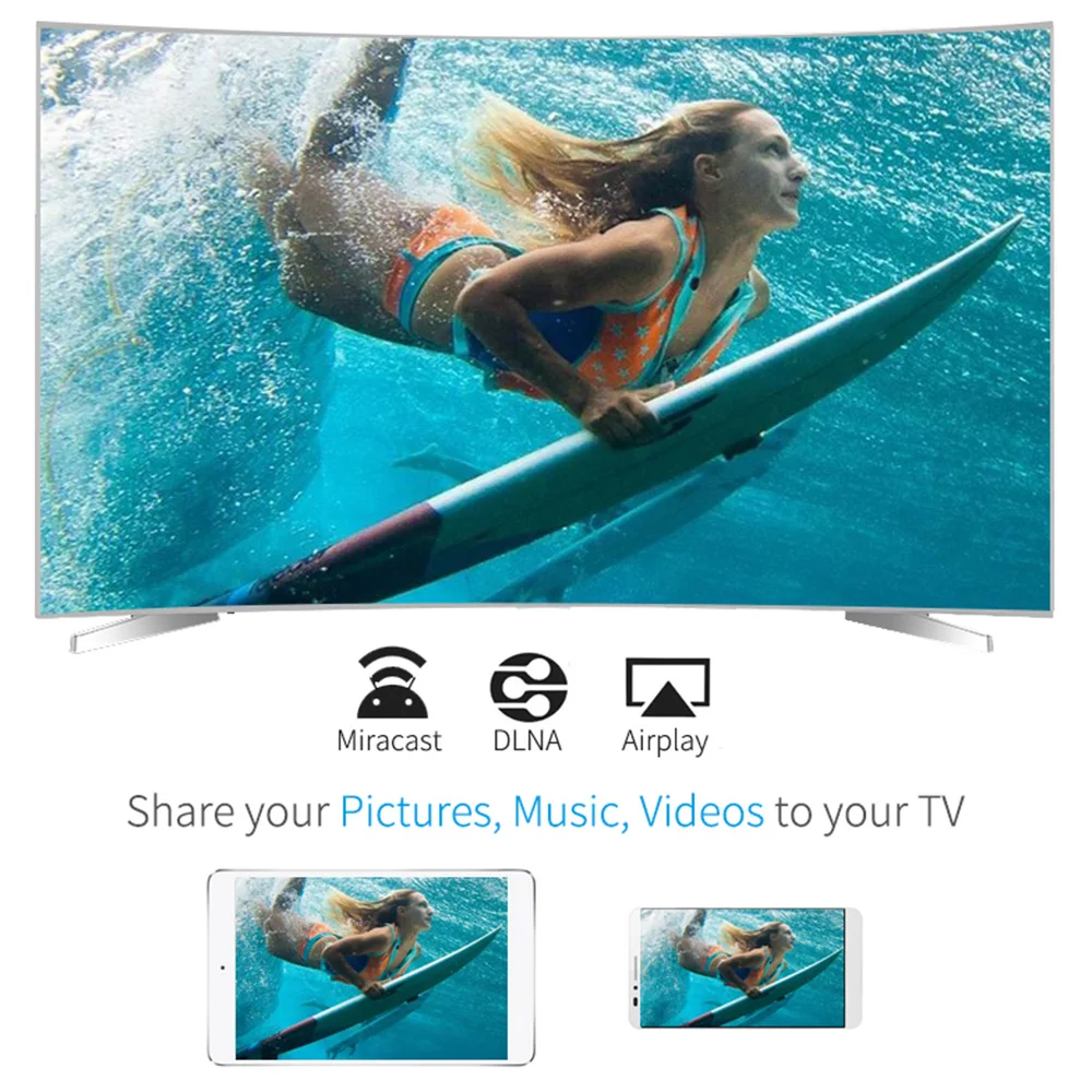 AnyCast M100 tv Stick 2,4 GWiFi 4K дисплей ТВ ключ Дисплей приемник Airplay отзеркаливание DLNA для смартфона планшета VS AnyCast M2