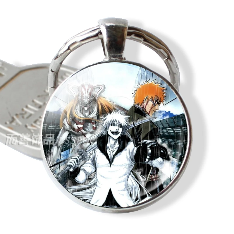 Ювелирные изделия Bleach кулон стеклянный купол на брелок Ichigo Куросаки Шинигами полые маски Модные аксессуары Аниме Манга подарок