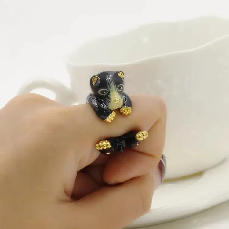 Amybaby Европейский и американский дизайн милые белые медведи эмалированная