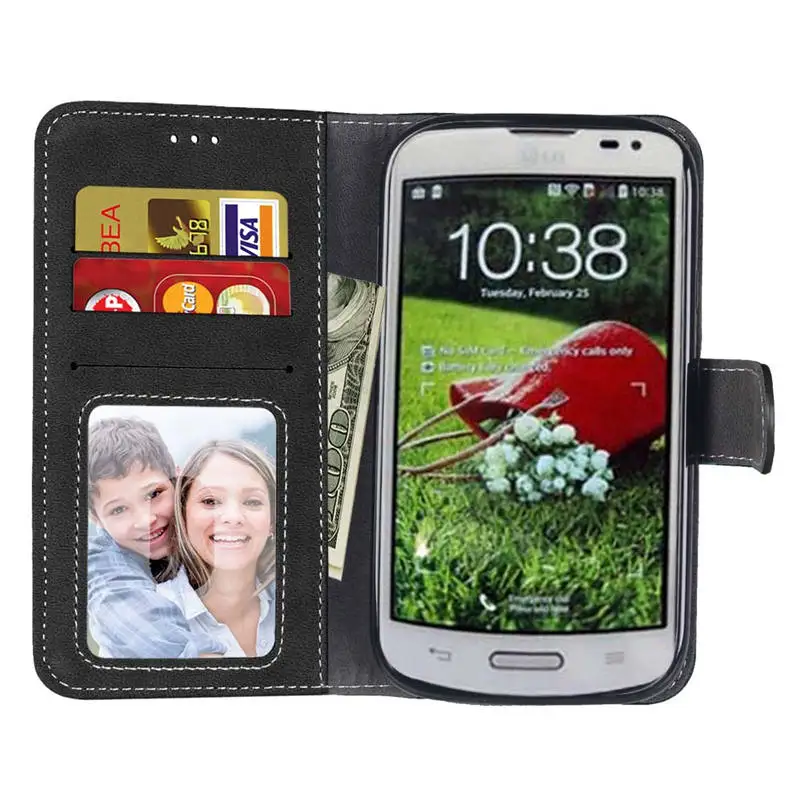 Чехол для LG L70 D320 D325 чехол 4 5 дюйма искусственная кожа кошелек телефона L65 D285 D280