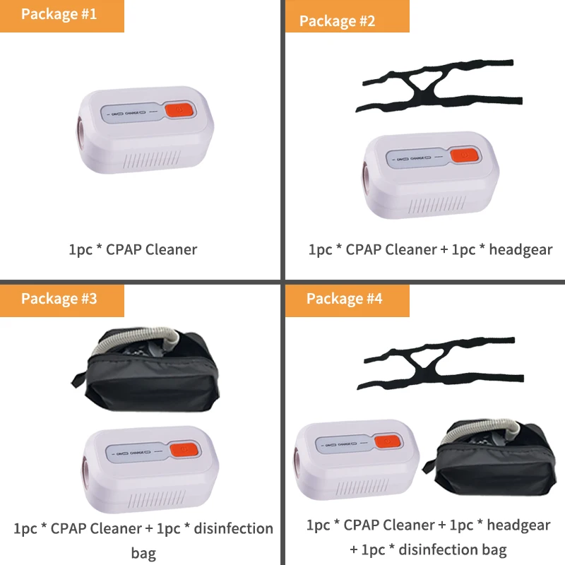 CPAP стерилизатор для дезинфекции, стерилизатор CPAP, автоматический CPAP BiPAP стерилизация для внутренних частей, трубка, маска, респиратор, дезинфецион, использование