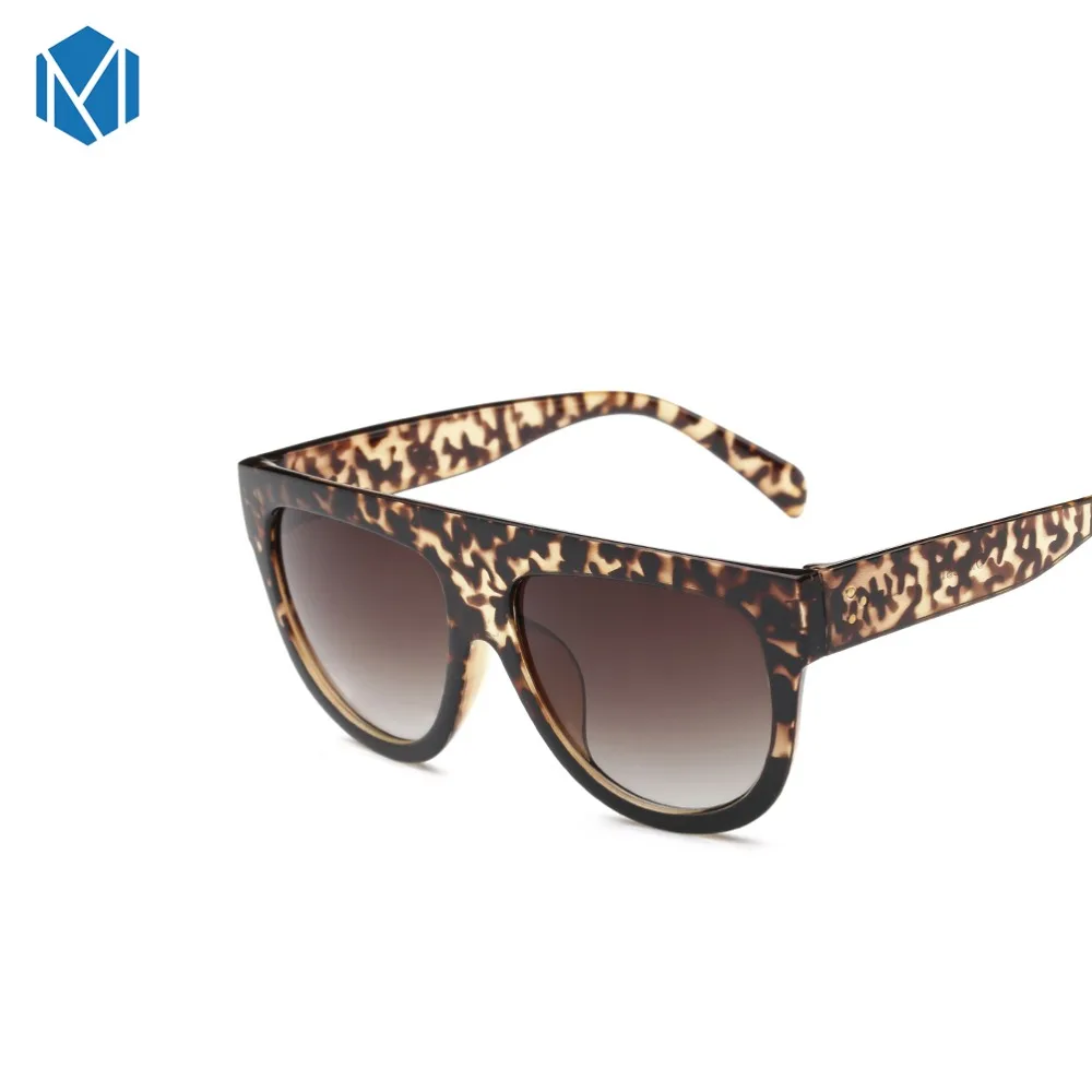 MISM пластиковые большие солнцезащитные очки для женщин Leopardo Mujer винтажные уф400