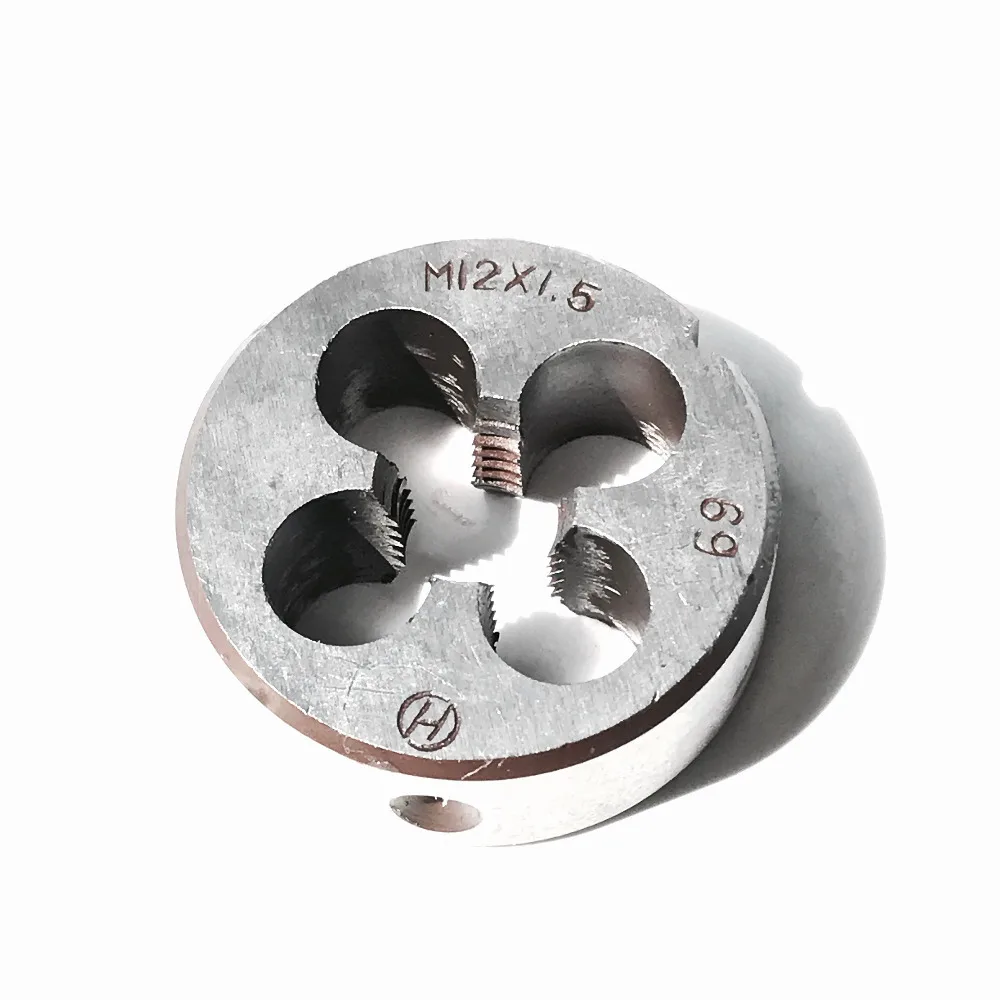 Бесплатная доставка 1 шт. ручная Метрическая матрица из легированной стали M12 для