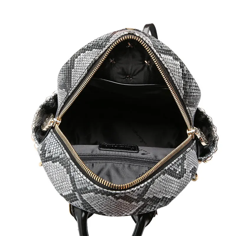 FULANPERS 2018 NEW Backpack female Fashion trend Snake pattern women's backpack high quality Mochila feminina Backpacks | Багаж и