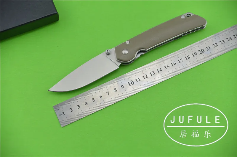 Jufule yidu 111 110 медведь логотип складной D2 Сталь лезвие G10 Ручка Открытый Отдых