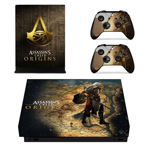 Homereally Наклейки Xbox One X Стикеры кожи для Microsoft Xbox One скины Вашему вниманию Assassin'screed для Xbox One X консоли и контроллер - Цвет: style03