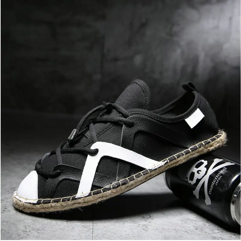 Новые дизайнерские модные мужские лоферы без застежки на плоской подошве