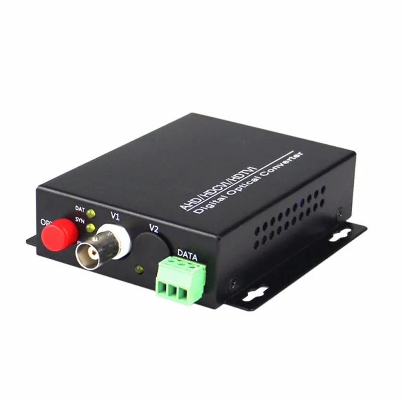 1 пара канал 720P 960P AHD CVI TVI волоконно-оптический видеоконвертер 1V1D одномодовый