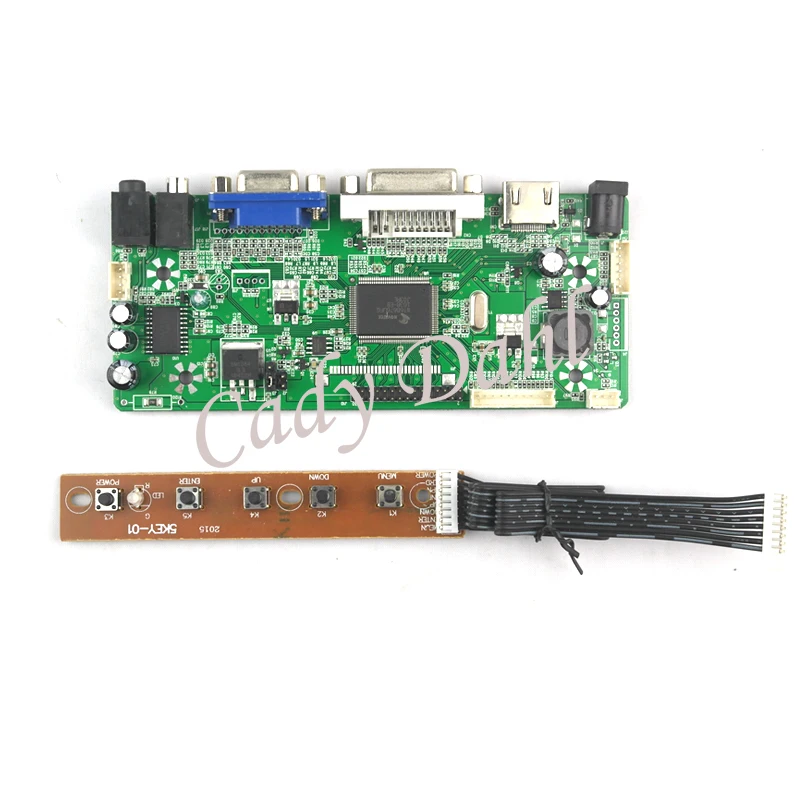 Оптовая продажа 10 шт. плата ЖК контроллера HDMI + DVI VGA аудио LVDS модуль Комплект